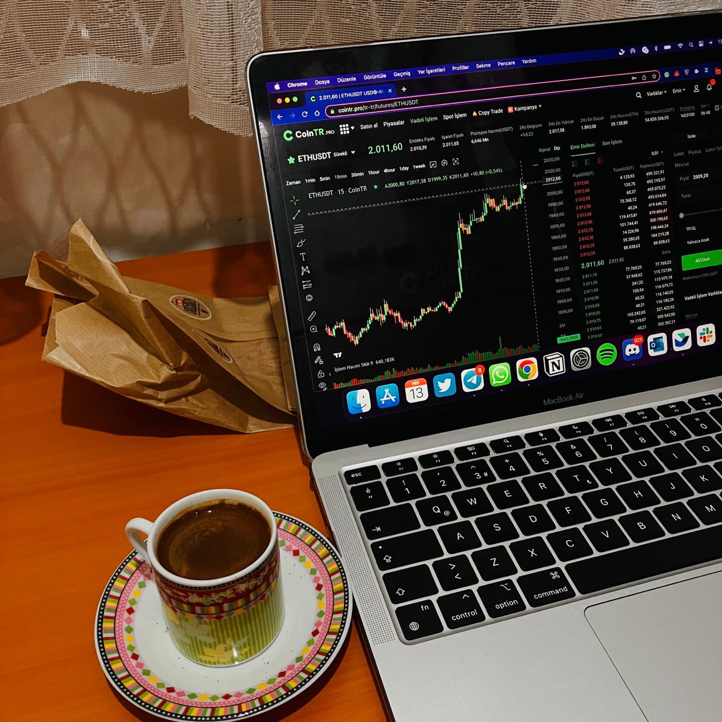 Watching Ether with Turkish coffee on @CoinTR 👀 

If you want to #trade #ETH, #BTC, #ARB, and many …