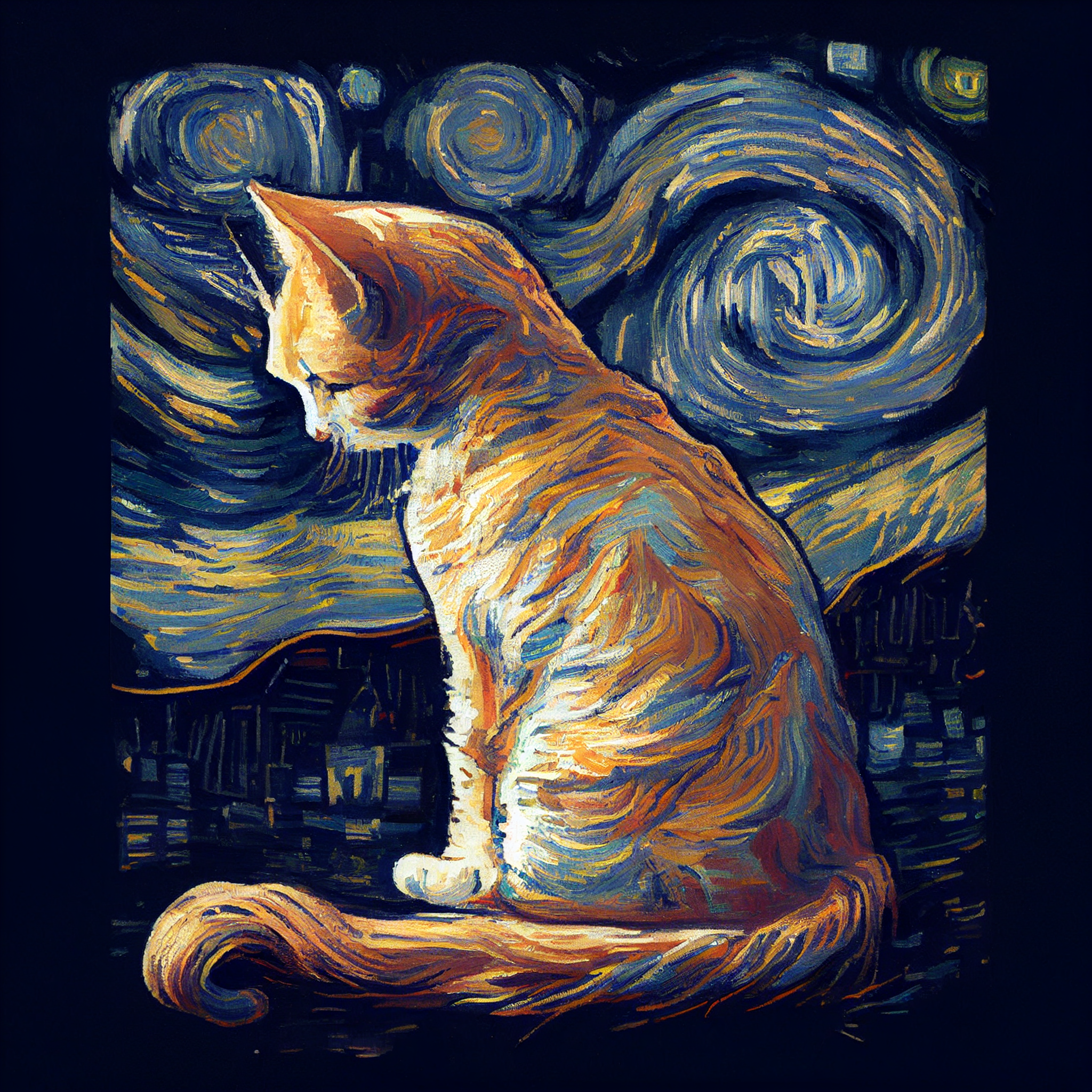 Van Gogh Cat