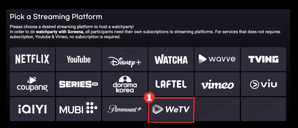 Web3 Screena Update (2023.05.02)

1. ‘WeTV’ Update
The new OTT ‘WeTV’ has been updated.
Enjoy your W…