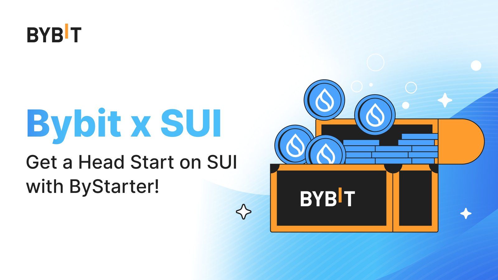 Bybit x Sui: Bybit will be launching the $SUI token sale on ByStarter for early contributors of @Sui…