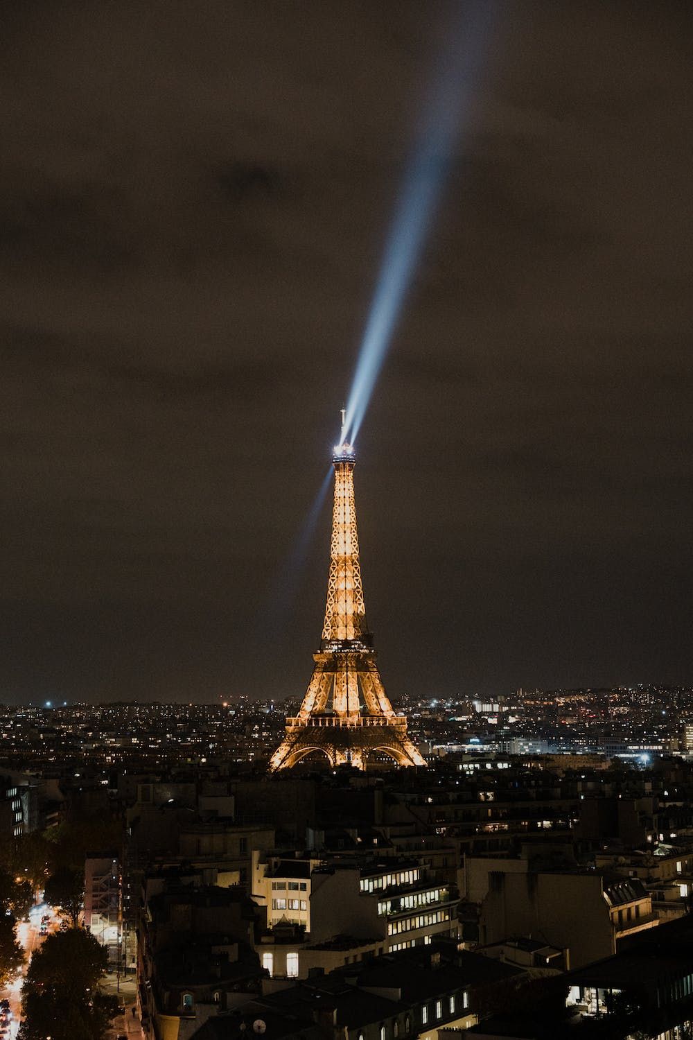 The Eiffel Tower at Night