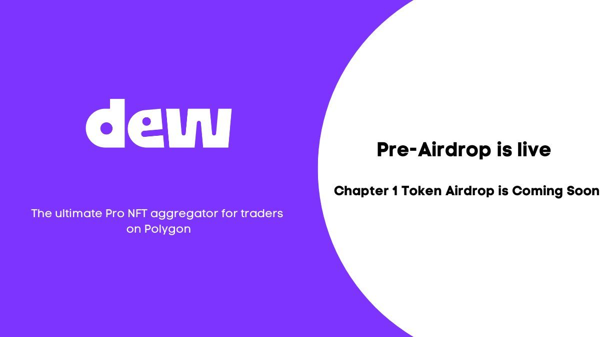 Friends @Dew_HQ Possible #Airdrop

It has a system similar to the Blur airdrop

What you should do:
…