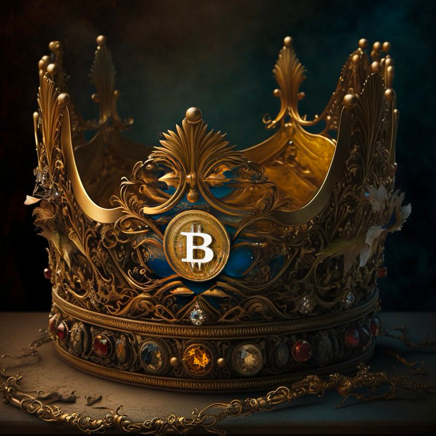 #Bitcoin    is King.