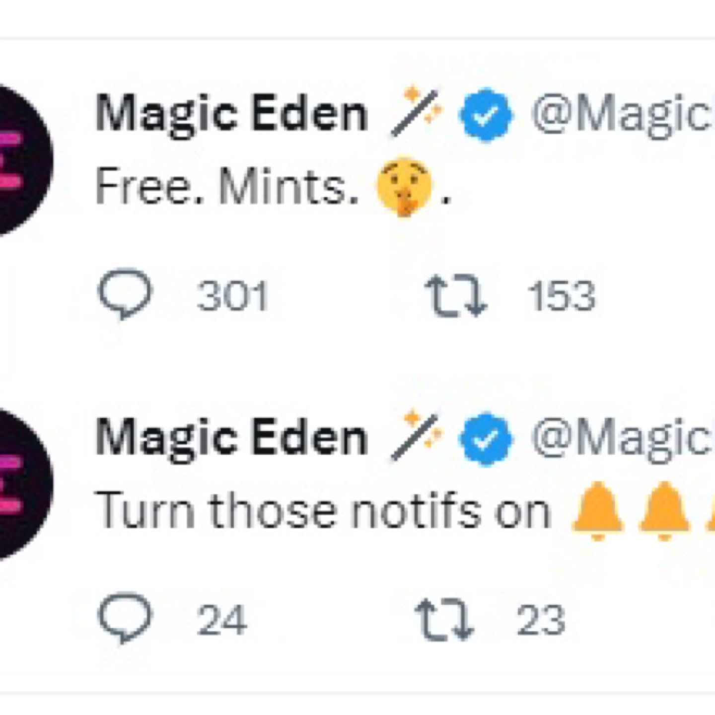 Magic Eden is preparing something.

I think we're going to hold a free Mining NFT. Everyone, turn on…