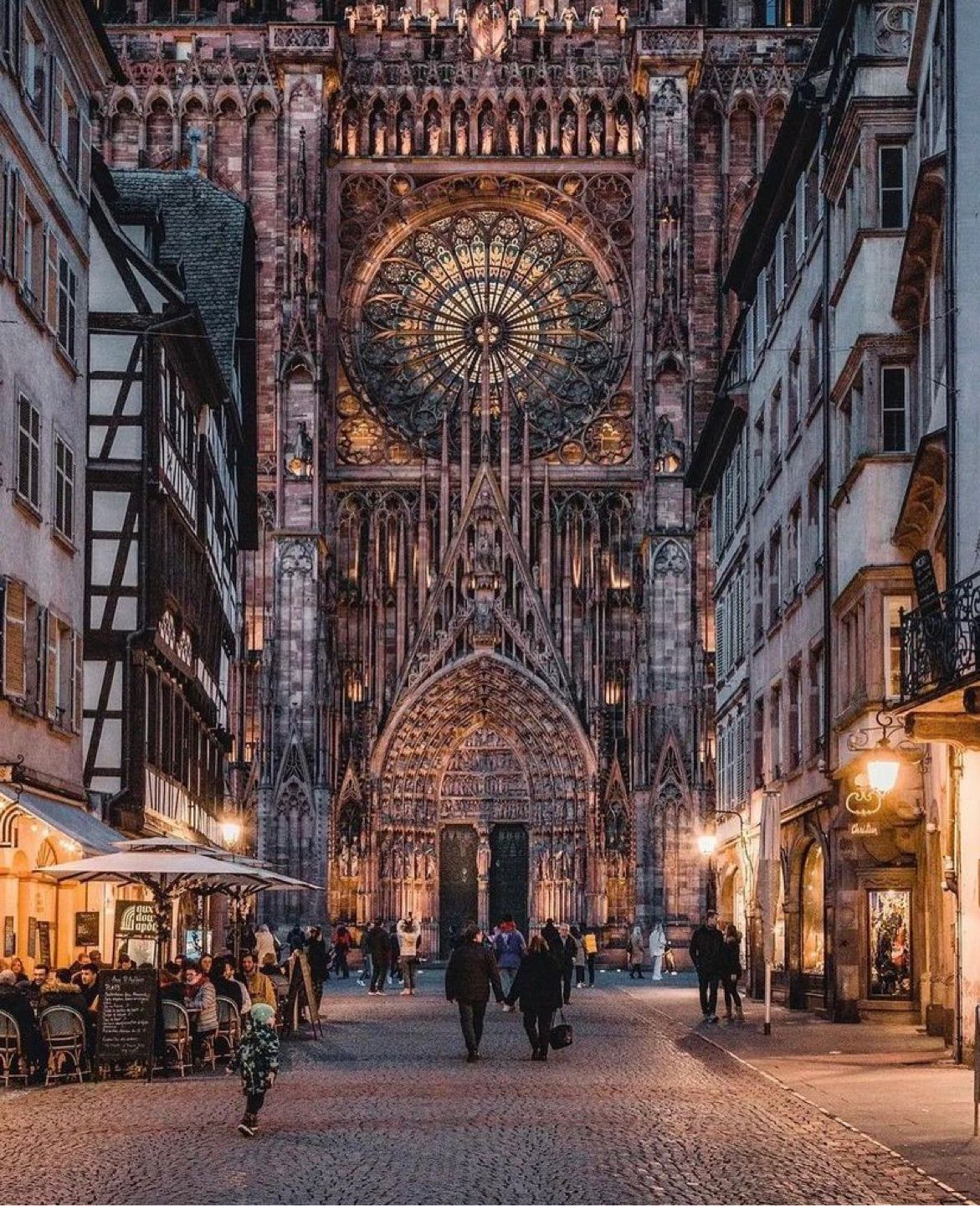 The Strasbourg Notre Dame Cathedral is a Catholic cathedral located in the city of Strasbourg, Franc…