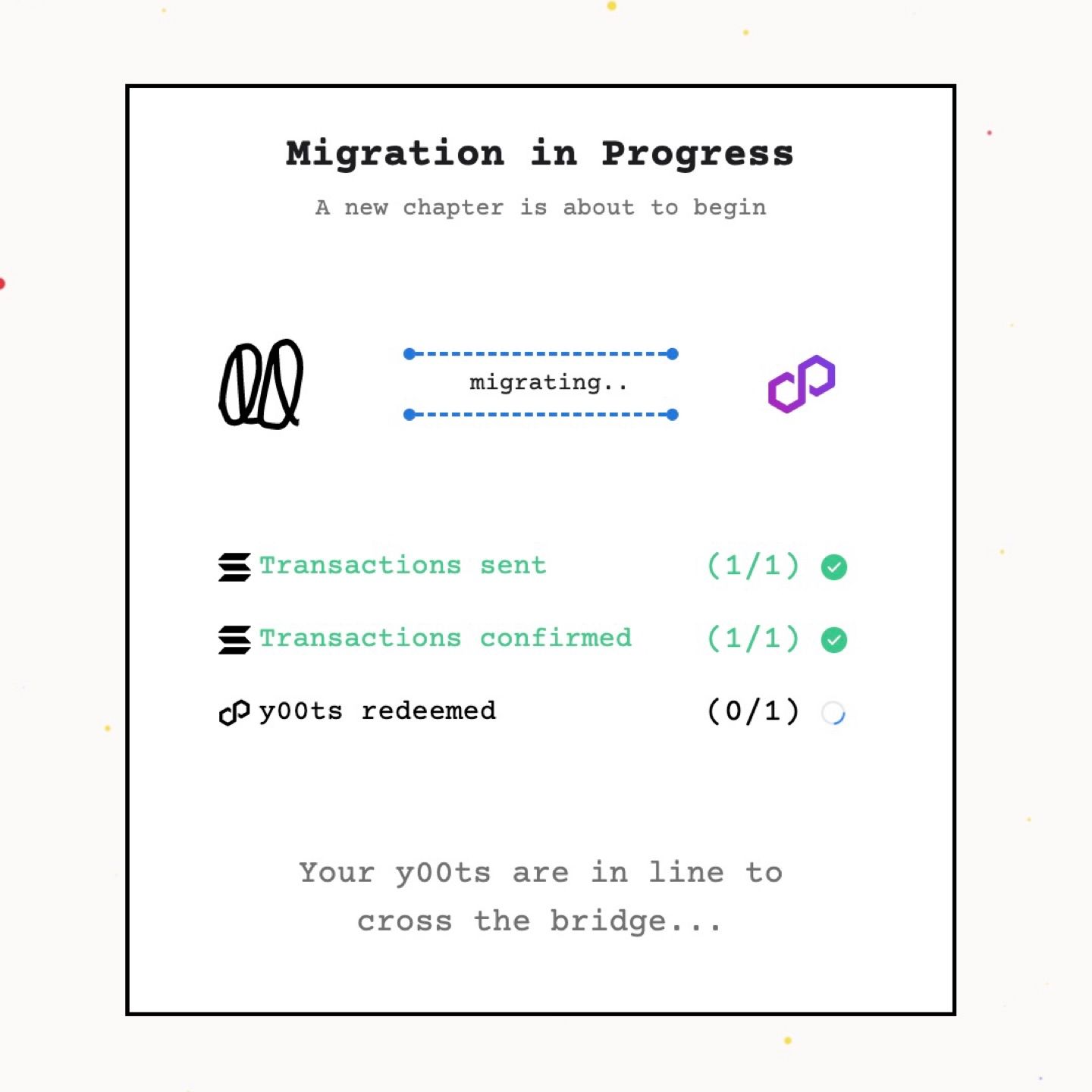 OH BOY! it’s time to migrate over to Polygon Babyyyyyyy 🤪🧬

🥞 Stake for Goodluck Guys!!