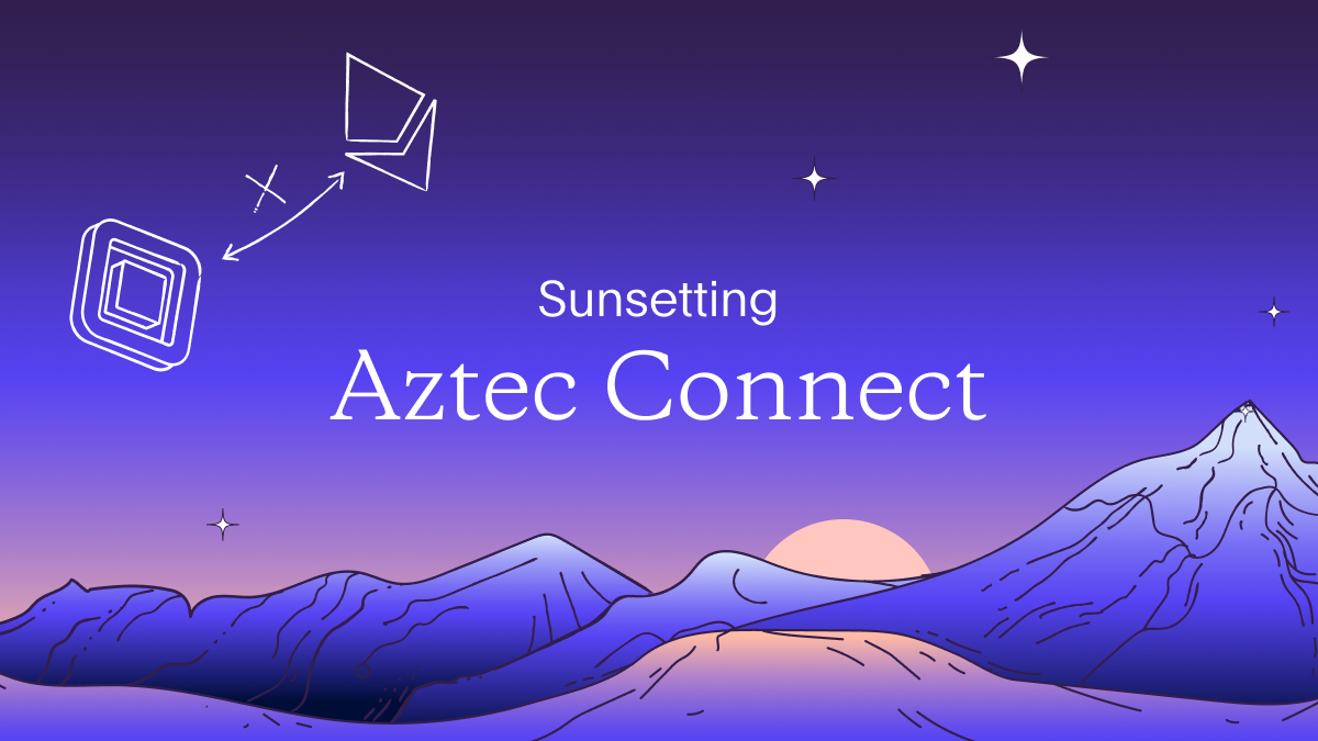 AZTEC就这样GG了，https://medium.com/aztec-protocol/sunsetting-aztec-connect-a786edce5cae