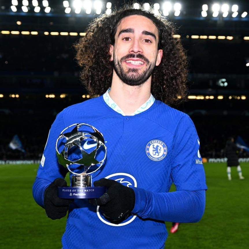 Cucurella wins the MOTM award in chelsea wins against dortmund