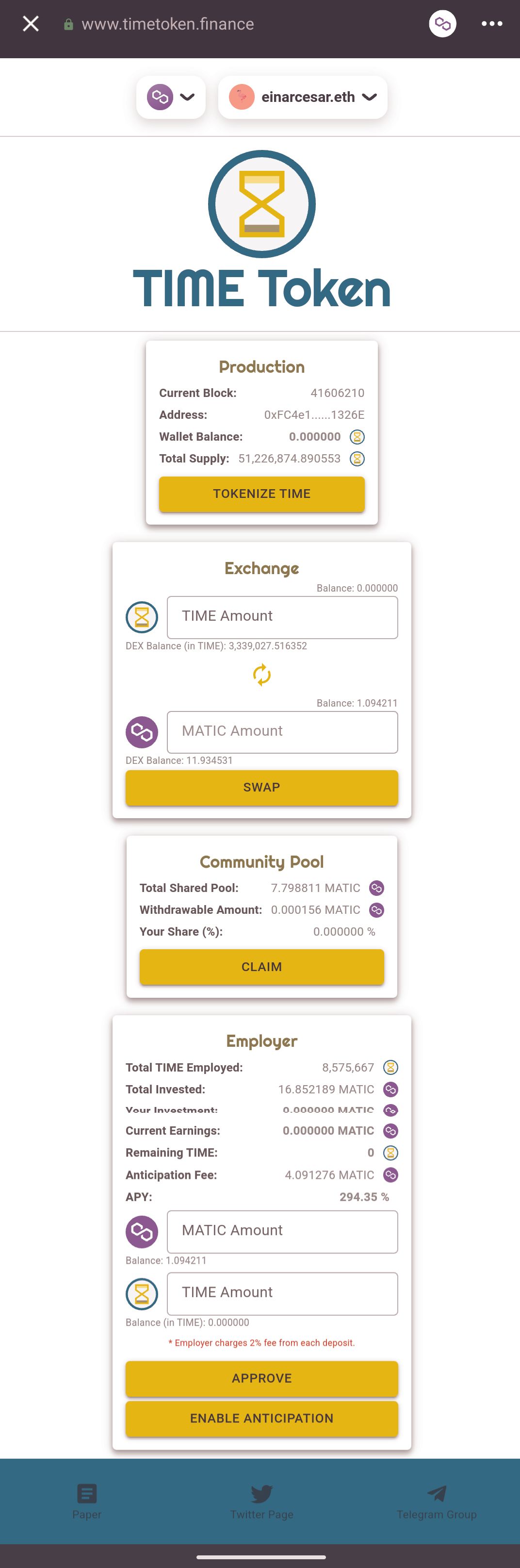 Meet TIME Token! https://timetoken.finance