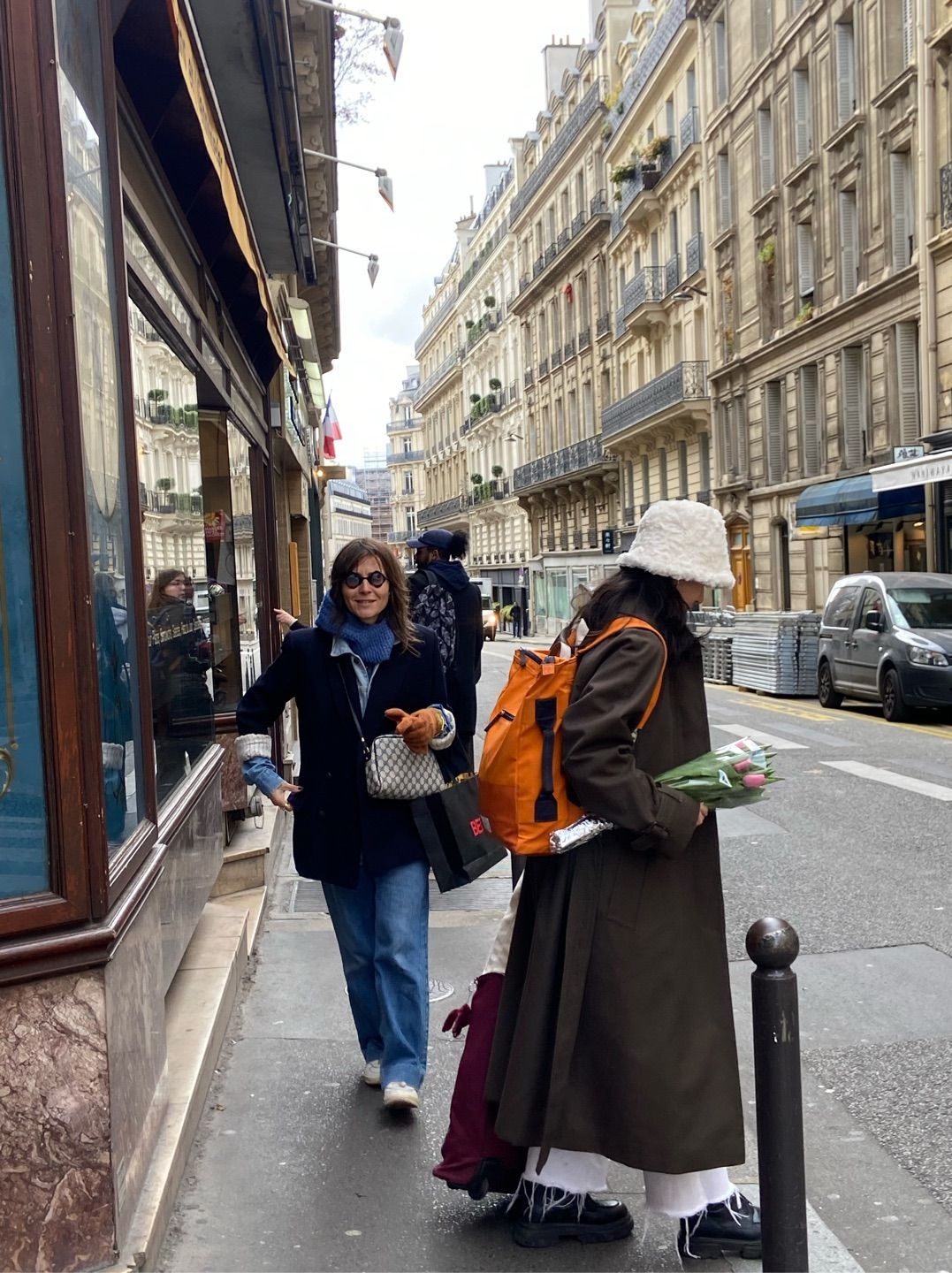 walking in the Paris.