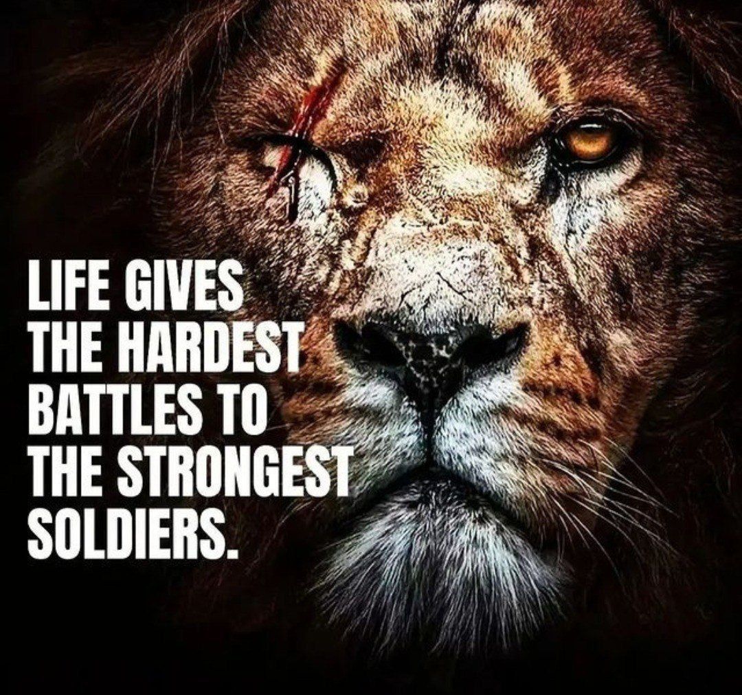 Morning thought 🌄

LIFE GIVES THE HARDEST BATTLES TO THE STRONGEST SOLDIERS.