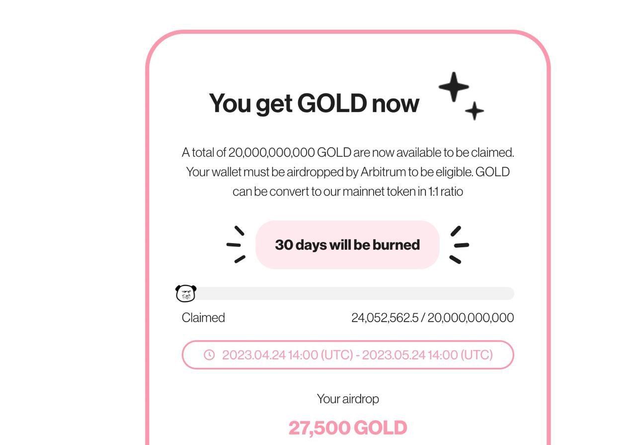 🎁 PandaWeibo MemeToken Airdrop | for ARB Eligible User

🤑 Get 27,500 GOLD can be Converted into To…