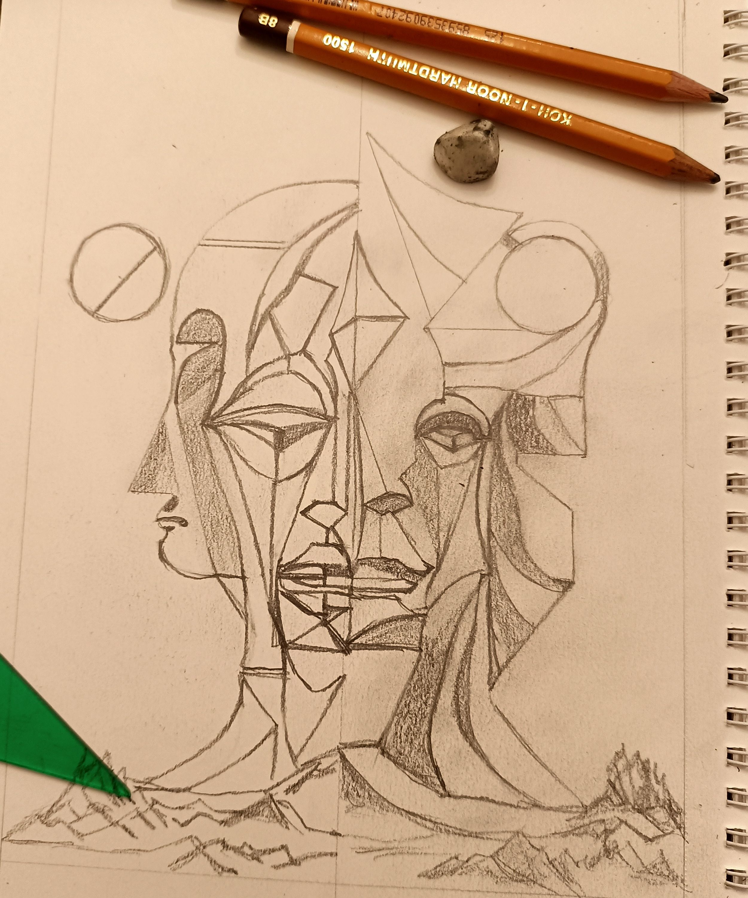 Working on a new design.some figurative surrealism.