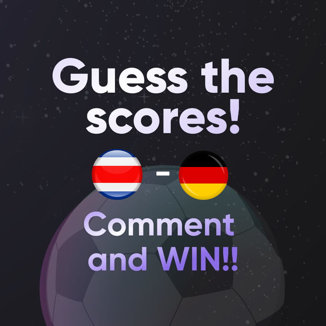 For Lens holders 

🏆Guess the scores🏆

🇨🇷 COSTA RICA VS GERMANY 🇩🇪

🗓️: Thu, 1 Dec 19:00 PM G…