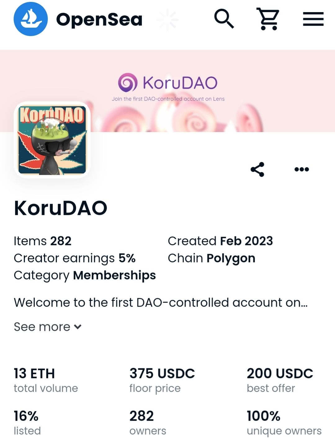 If you got the first KoruDAO NFT 🚀 🚀