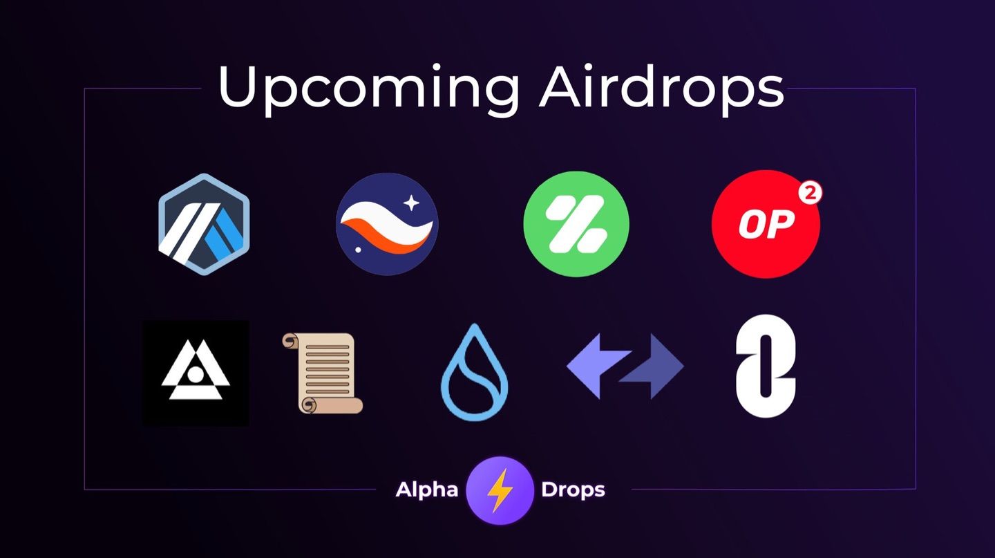 Upcoming Ecosystem Airdrops 🪂