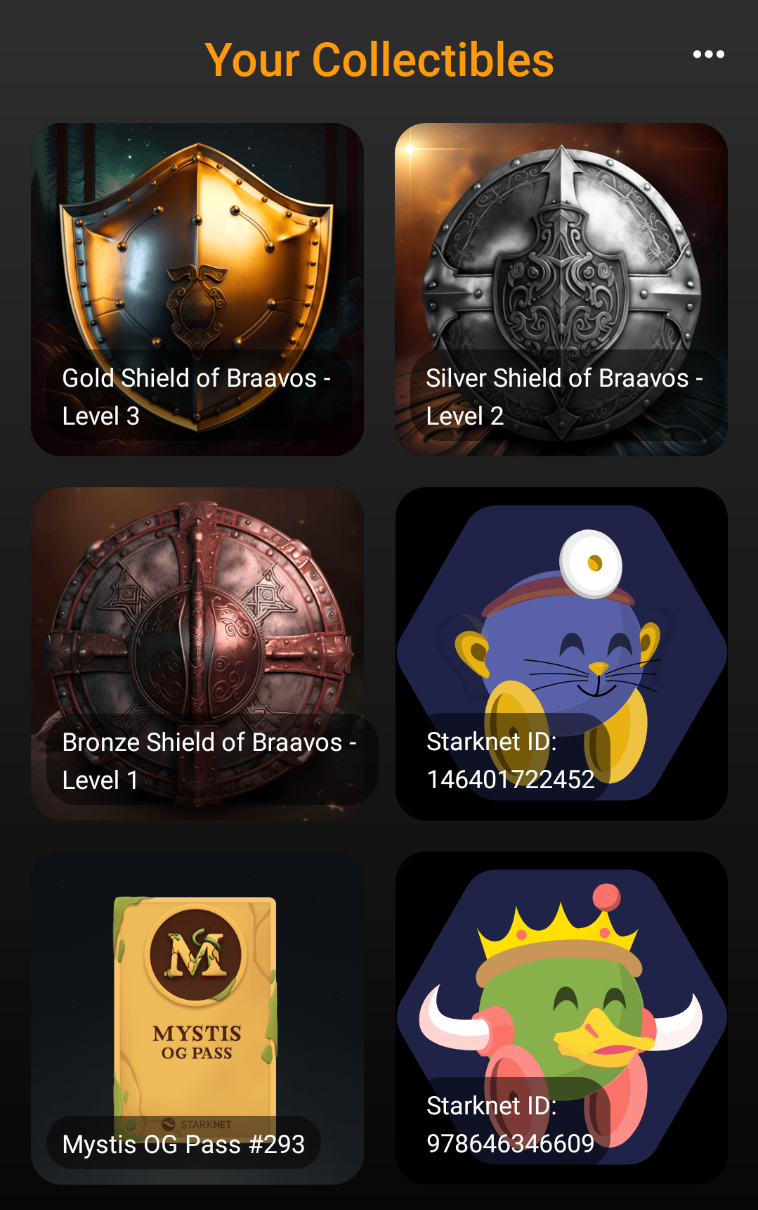 Finally minted Gold 
https://app.starknet.id/braavosGold