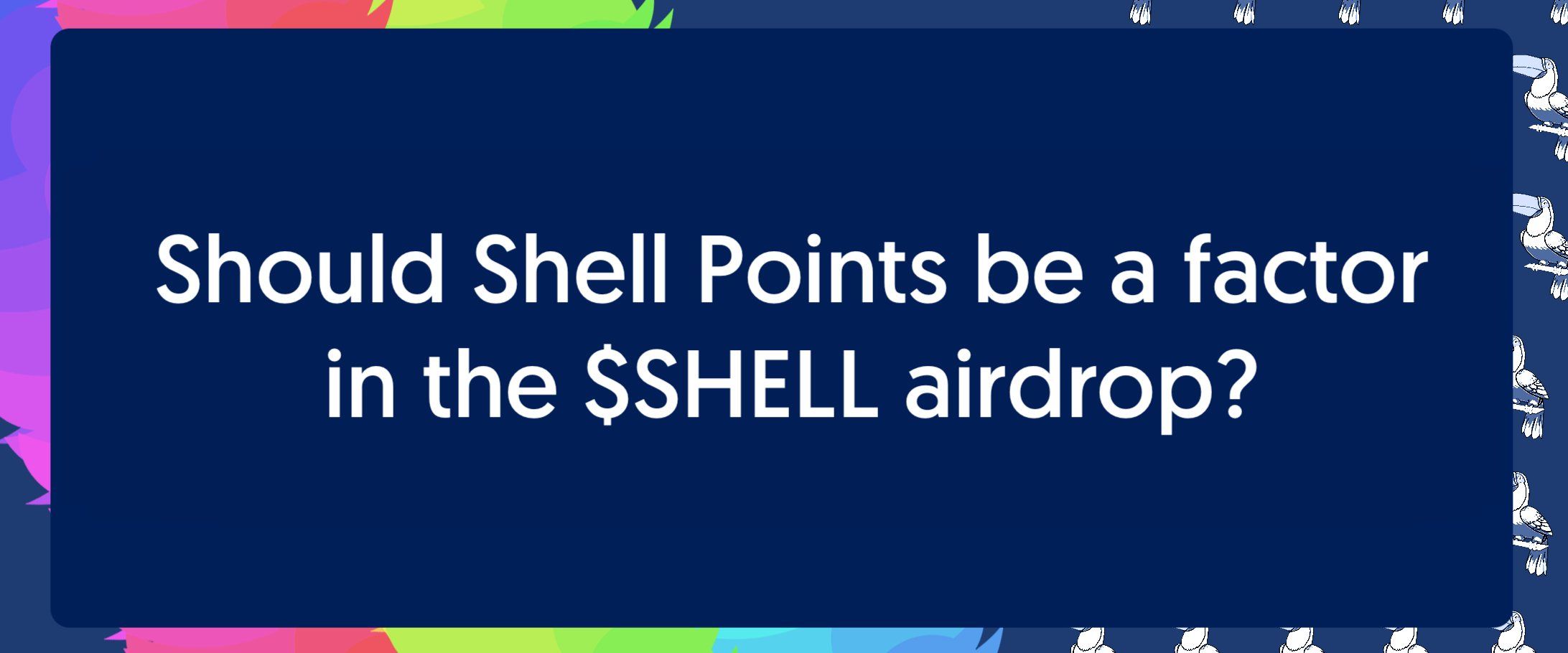 Reminder to vote @shellprotocol

To get voting power must hold toucan NFT 

Vote here
https://snapshot.org/#/shellprotocol.eth/proposal/0x4a8f0fa77abd1180353ff55fd36368b7c2f294105b7620491959d8dd80892485