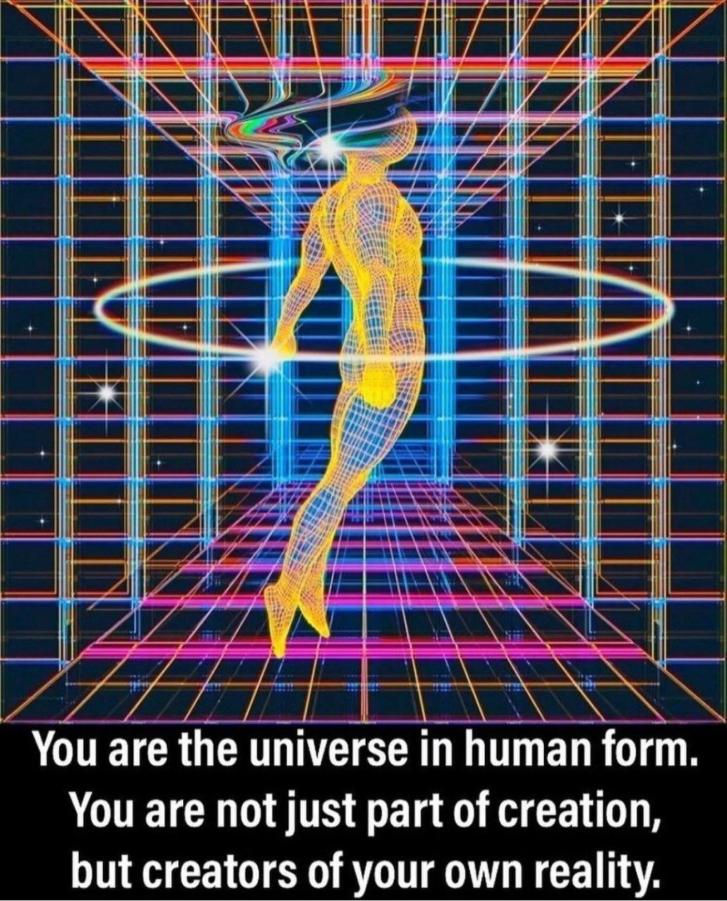 🌅You are the universe in human form. You are not just part of creation, but creators of your own re…