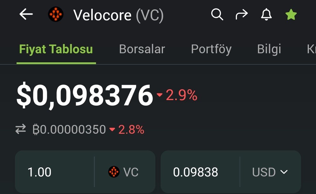 İ bought some VC token. This price is very cheap. Zksync hype 🤫