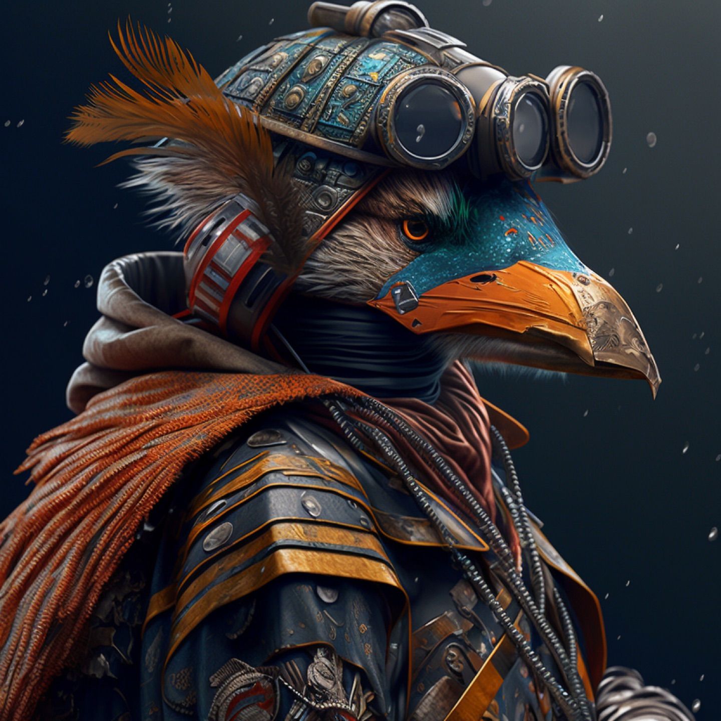 Mandarine duck warrior cyberpunk 🦆

#collect #mirror #nft #followme