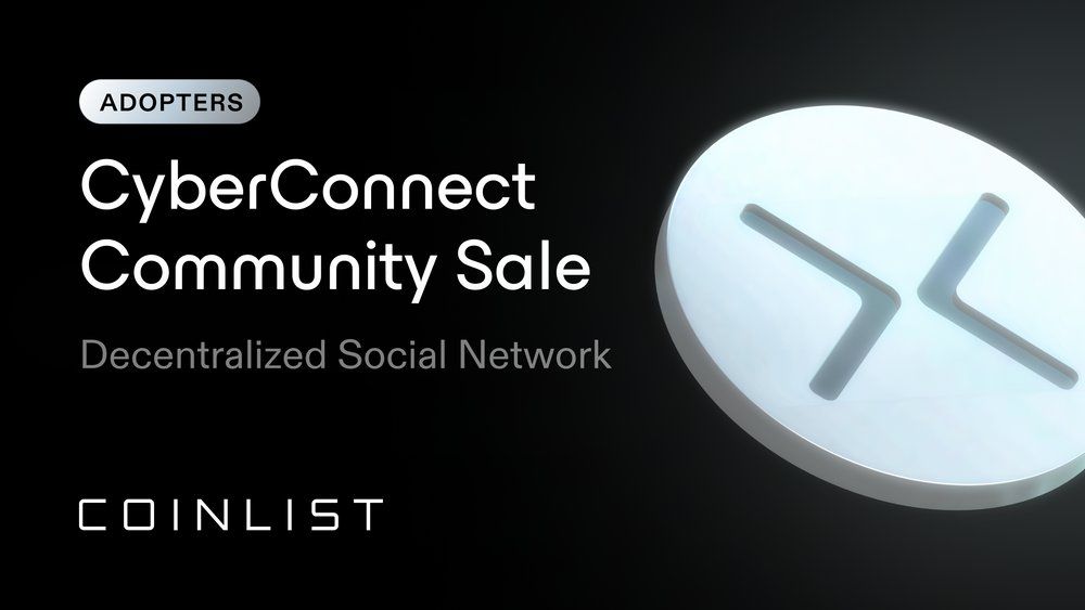 Cyberconnect 18 Mayıs'ta CoinList'te token satışı yapacağını duyurdu. 🔥

CyberConnect projesi, web3…