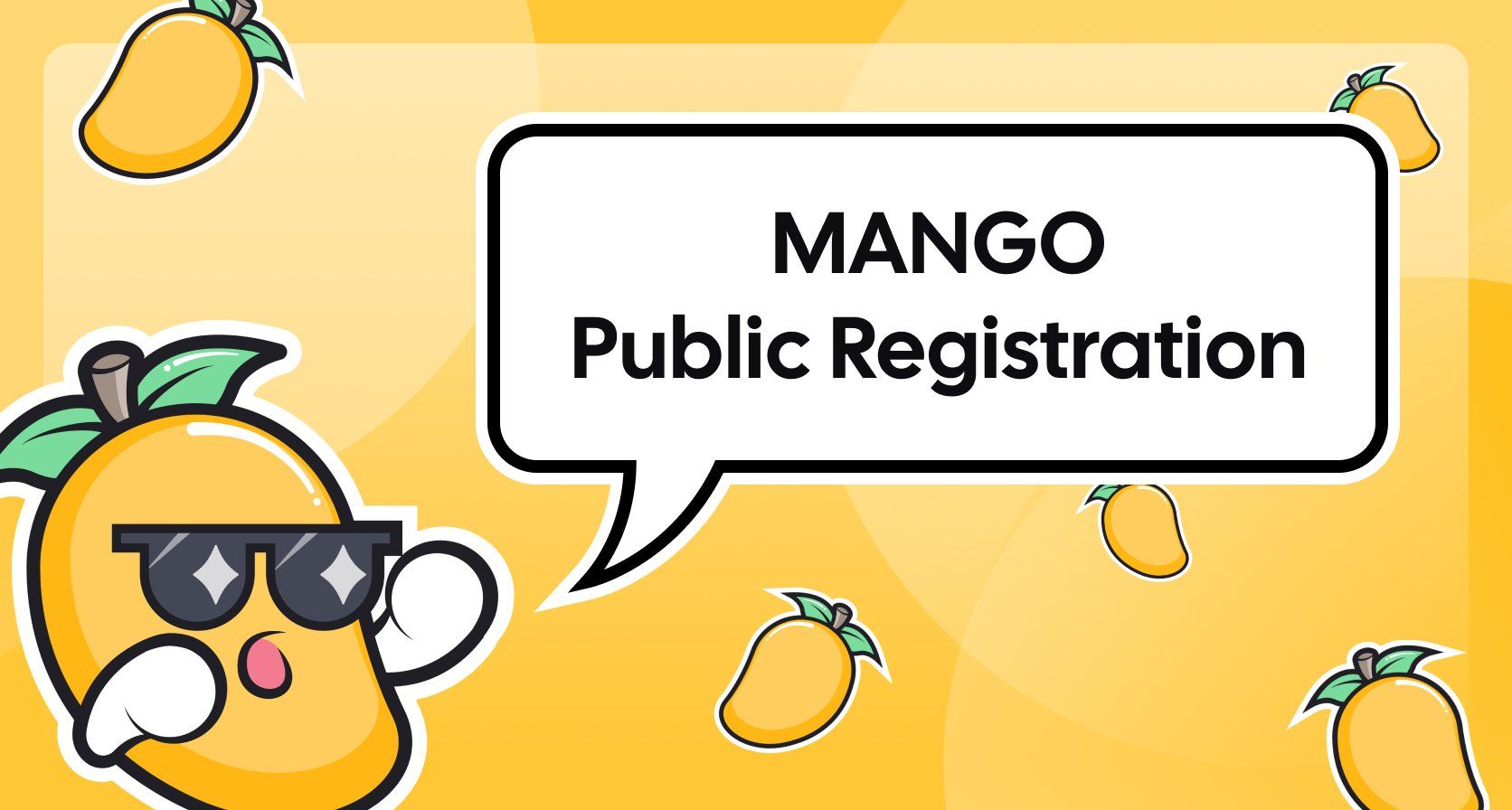 Mango Public Registration Event Live!

➖Bridge to Polygon zkEVM
➖Participate in MPR
➖Details: https://twitter.com/CloberDEX/status/1647929375516655621