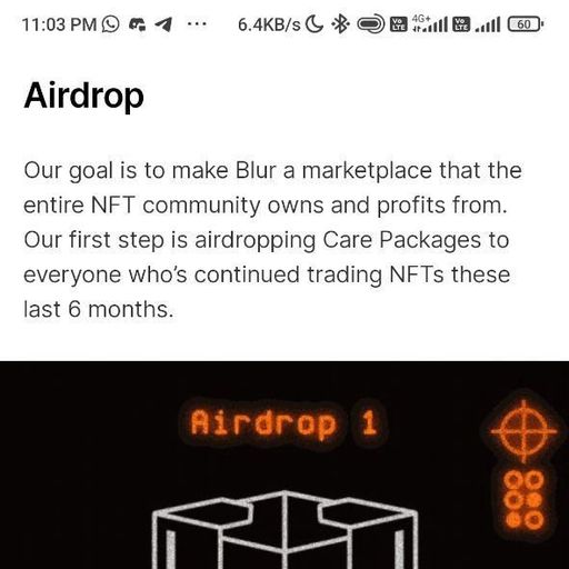 Who got blur airdrop ?