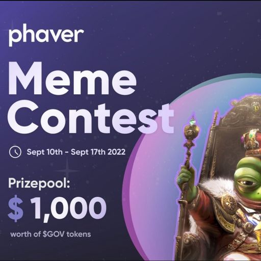 📣 ANNOUNCEMENT 📣 \n\n🏆 The Phaver team is launching a Meme contest, with null,000 in prize money!!\n\n\ud83d…